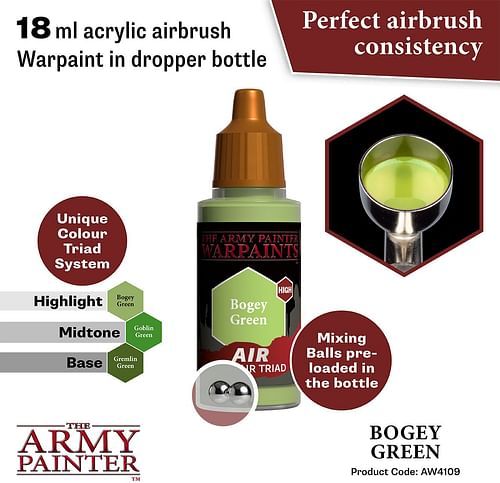 Warpaints Air Borgey Green 18ml - obrázek 2