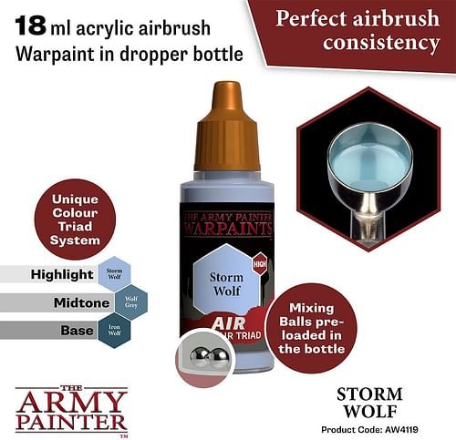 Warpaints Air Storm Wolf 18ml - obrázek 2