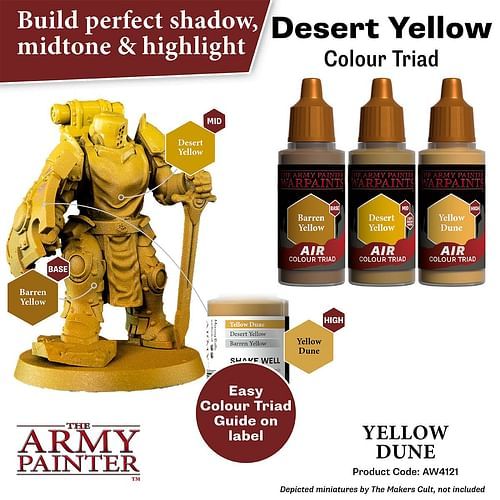 Warpaints Air Yellow Dune 18ml - obrázek 3