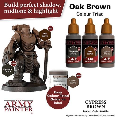Warpaints Air Cypress Brown 18ml - obrázek 3