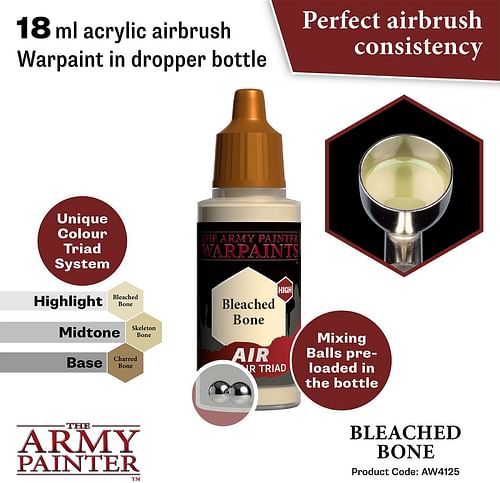 Warpaints Air Bleached Bone 18ml - obrázek 2
