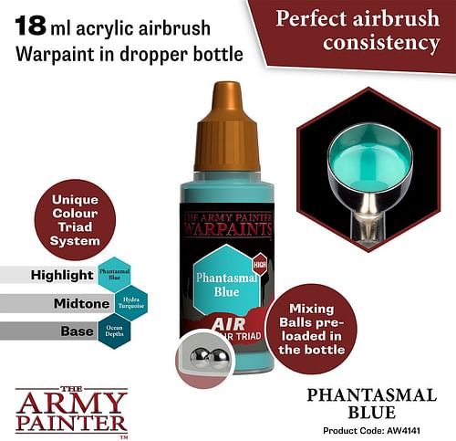 Warpaints Air Phantasmal Blue 18ml - obrázek 2