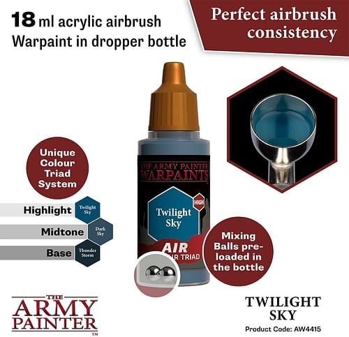 Warpaints Air Twilight Sky 18ml - obrázek 2