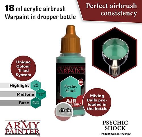 Warpaints Air Psychic Shock 18ml - obrázek 2