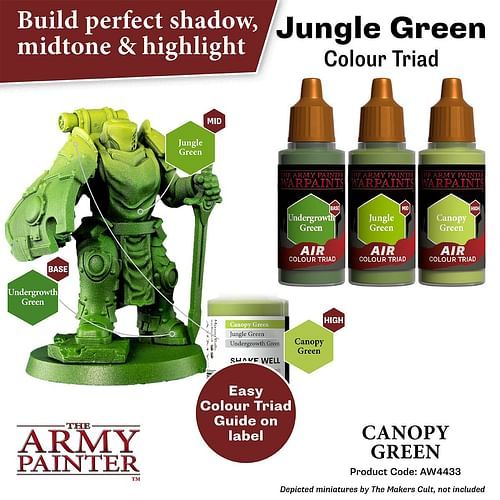 Warpaints Air Canopy Green 18ml - obrázek 3