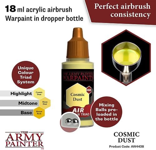 Warpaints Air Cosmic Dust 18ml - obrázek 2