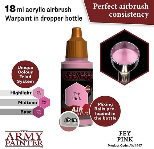Warpaints Air Fey Pink 18ml - obrázek 2