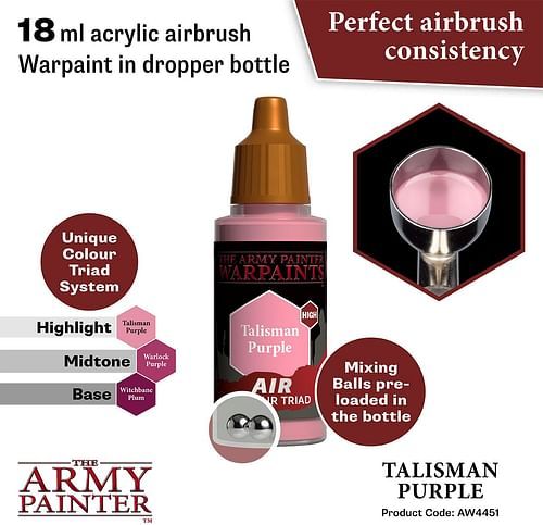 Warpaints Air Talisman Purple 18ml - obrázek 2