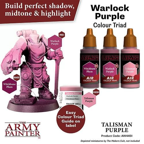 Warpaints Air Talisman Purple 18ml - obrázek 3