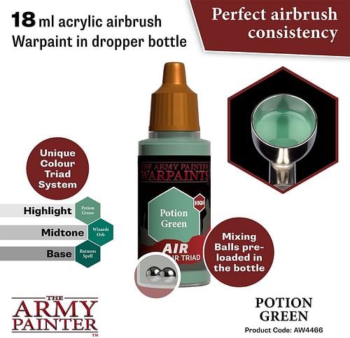 Warpaints Air Potion Green 18ml - obrázek 2