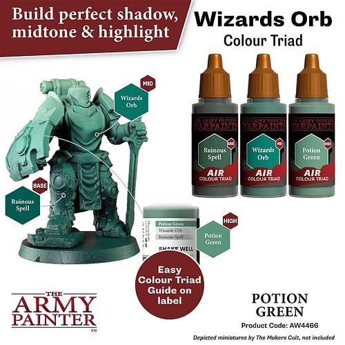 Warpaints Air Potion Green 18ml - obrázek 3