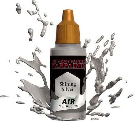 Warpaints Air Metallic Shining Silver 18ml - obrázek 1