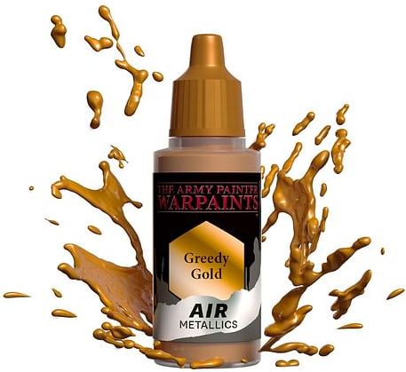Warpaints Air Metallic Greedy Gold 18ml - obrázek 1