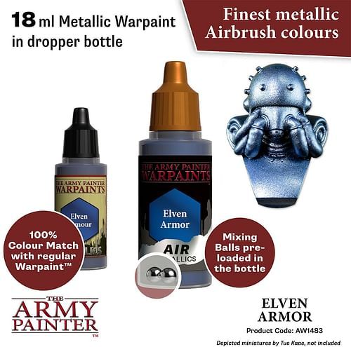 Warpaints Air Metallic Elven Armour 18ml - obrázek 2