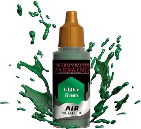Warpaints Air Metallic Glitter Green 18ml - obrázek 1