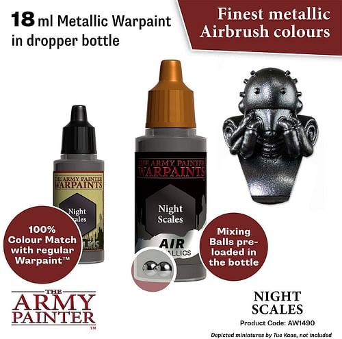 Warpaints Air Metallic Night Scales 18ml - obrázek 2