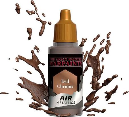 Warpaints Air Metallic Evil Chrome 18ml - obrázek 1