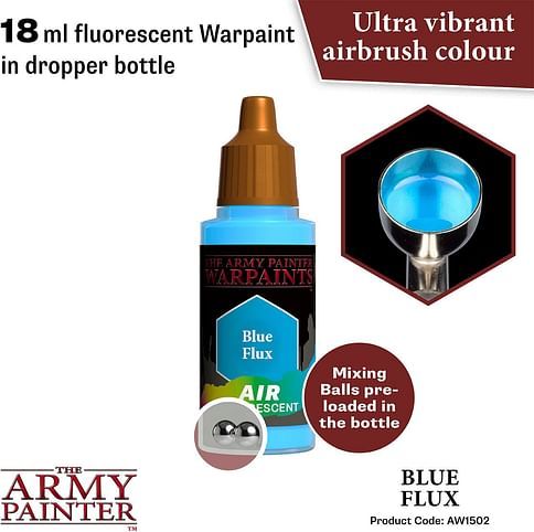 Warpaints Air Fluo Blue Flux 18ml - obrázek 2