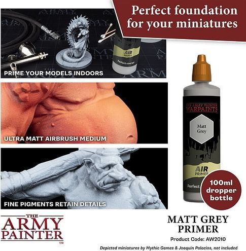 Warpaints Air Grey Primer 100 ml - obrázek 2