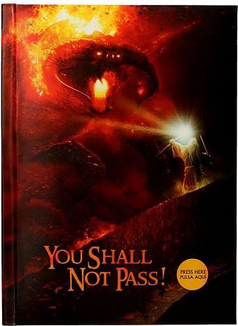 SD Toys Zápisník Pán prstenů - You Shall Not Pass, svítící A5 - obrázek 1