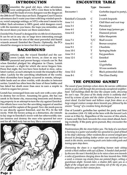 DCC: Emirikol Was Framed (Lvl 4 Adventure) - obrázek 2
