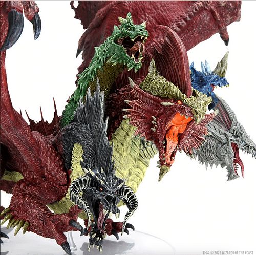 D&D Icons of the Realms Miniatures: Gargantuan Tiamat - obrázek 5