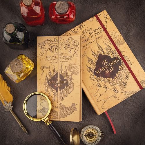 Cinereplicas Zápisník Harry Potter - Pobertův plánek s mapou A5 - obrázek 5