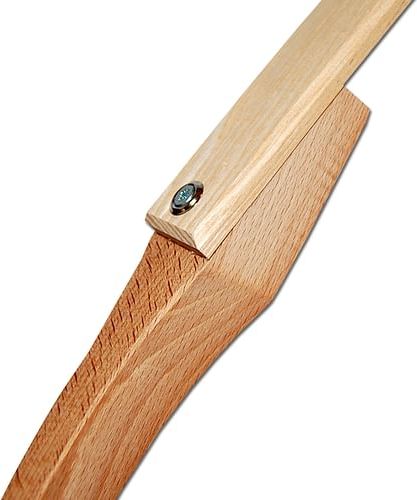 imago Luk dřevěný krátký, rukojeť s vykrojením - pro praváky 132 cm - obrázek 3