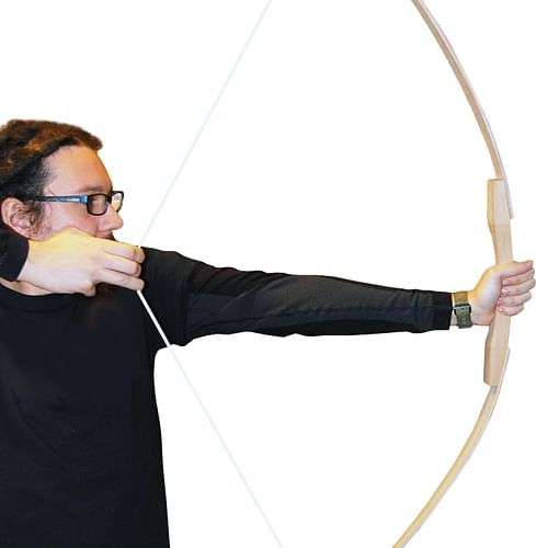 imago Luk dřevěný krátký, rukojeť s vykrojením - pro praváky 132 cm - obrázek 6