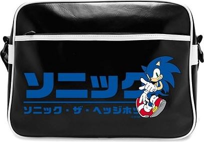 ABYstyle Brašna Sonic - Japanese Logo, barva černá - obrázek 1