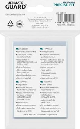 Obaly na karty Precise-Fit 64 x 89,5 mm (UG) - průhledné - obrázek 3