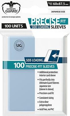 Obaly na karty Precise-Fit 60 x 87,5 mm (UG) - průhledné - obrázek 1