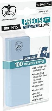 Obaly na karty Precise-Fit 60 x 87,5 mm (UG) - průhledné - obrázek 2