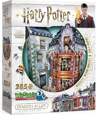 Harry Potter 3D Puzzle: Kouzelnické kejkle a Denní věštec, 285 dílků - obrázek 3