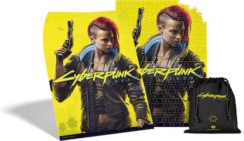 Puzzle Cyberpunk 2077 Female V, 500 dílků - obrázek 2