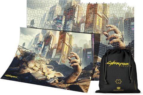 Puzzle Cyberpunk 2077 Hand, 1000 dílků - obrázek 2