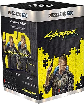 Puzzle Cyberpunk 2077 Male V, 500 dílků - obrázek 1