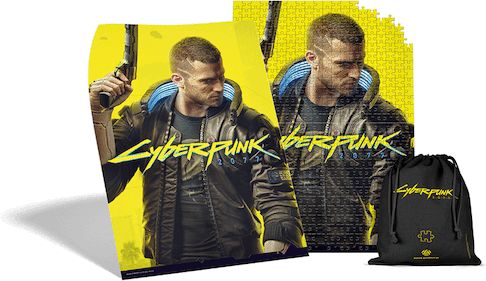 Puzzle Cyberpunk 2077 Male V, 500 dílků - obrázek 2