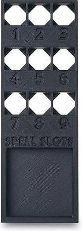 Dungeons & Dragons Spell Tracker na 12mm kostky, varianta obdélník - obrázek 3