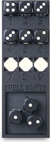 Dungeons & Dragons Spell Tracker na 16mm kostky, varianta obdélník - obrázek 4