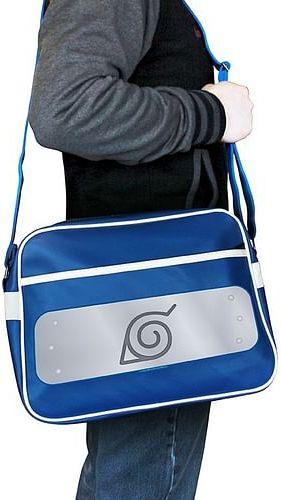 ABYstyle Brašna Naruto - Konoha symbol, barva modrá - obrázek 2