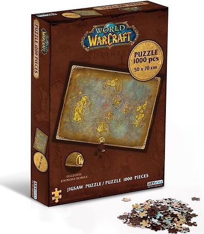 Puzzle World of Warcraft - Mapa Azerothu, 1000 dílků - obrázek 3