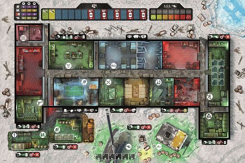 The Thing: The Board Game - Kickstarter Core box + kostka počasí - obrázek 8