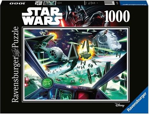 Puzzle Star Wars - X-Wing Cockpit, 1000 dílků - obrázek 1