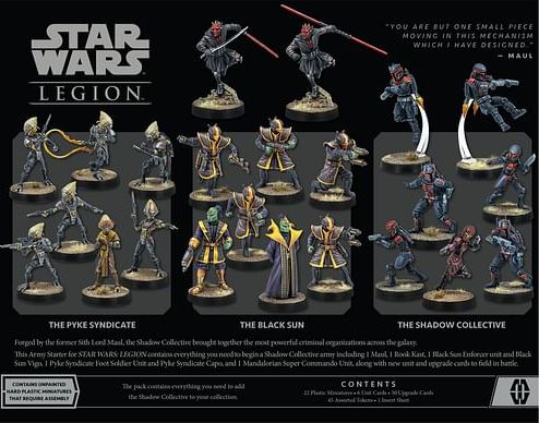 Star Wars: Legion - Shadow Collective Starter Set - obrázek 2
