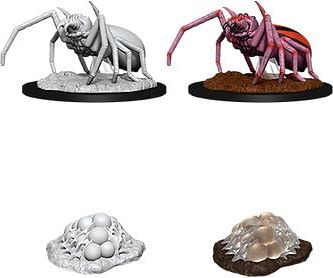Dungeons & Dragons: Nolzur s Miniatures - Giant Spider & Egg Clutch - obrázek 1