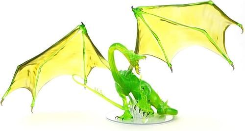 D&D Icons of the Realms: Adult Emerald Dragon Premium Figure - obrázek 2