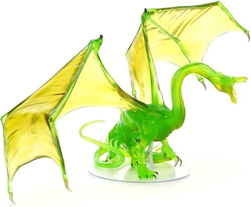 D&D Icons of the Realms: Adult Emerald Dragon Premium Figure - obrázek 4