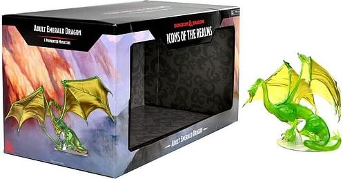 D&D Icons of the Realms: Adult Emerald Dragon Premium Figure - obrázek 5