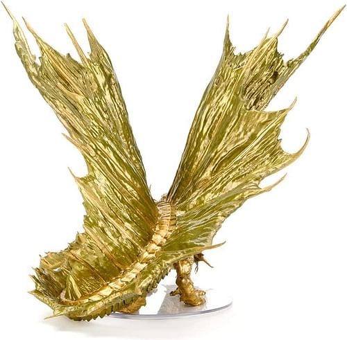 D&D Miniatures: Adult Gold Dragon Premium Figure - obrázek 4